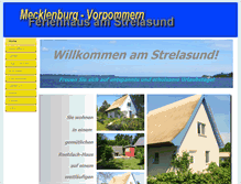 Tablet Screenshot of haus-am-strelasund.de